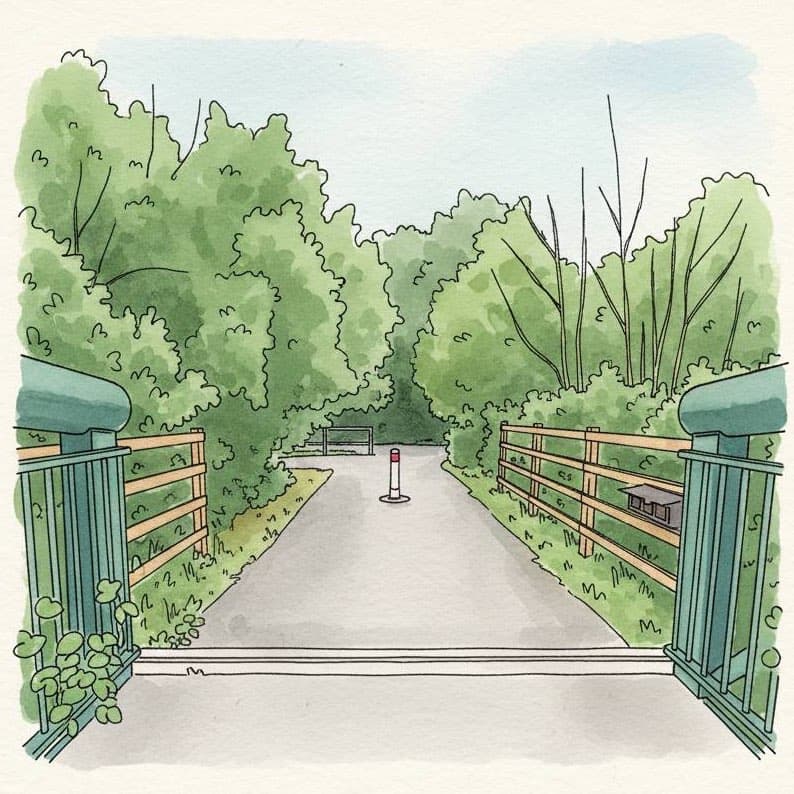 Linear Park, Riverside and Lyncombe Vale