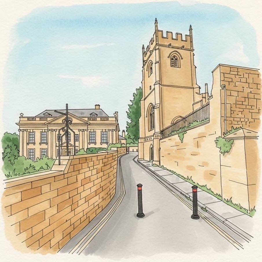 Bathwick Hill from Widcombe